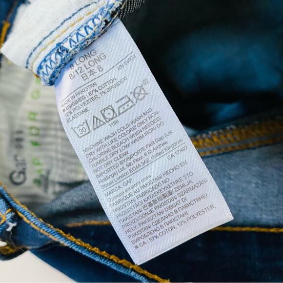 GAP | True Skinny Dark Wash Long Length GUC 29L - Picture 5 of 8